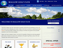 Tablet Screenshot of mallowgolfclub.net